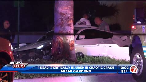 1 person in custody after severe car crash in Miami